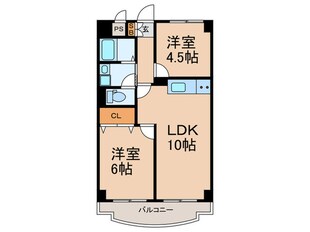 ハビテ深江橋の物件間取画像